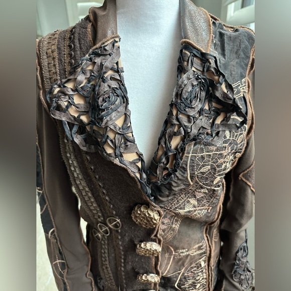 Custom made, Carrie Me Couture, Coat, Intricate Designs Throughout, Size S - Picture 2 of 12